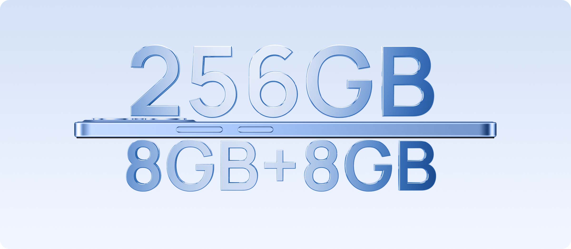 16GB(8+8) + 256GB 超大存储